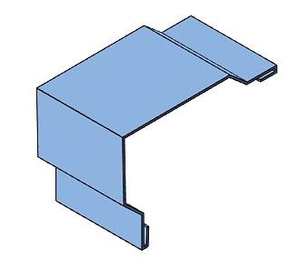 ФЭС-21 наружный угол стыка сэндвич-панелей, доборный элемент ОПТ фото 3