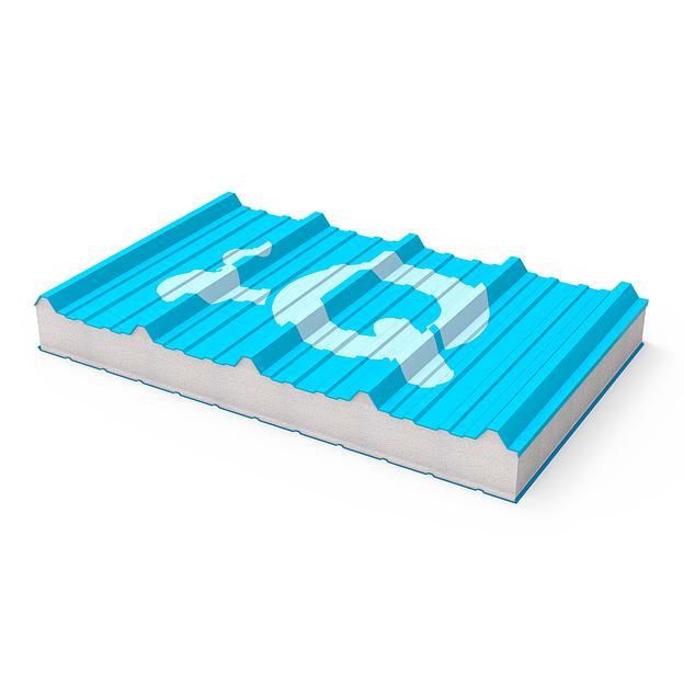 Сэндвич-панель кровельная с с пенополистиролом 200мм фото 1