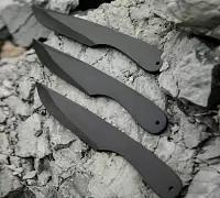 Набор ножей Осётр из стали 65Г фото 2