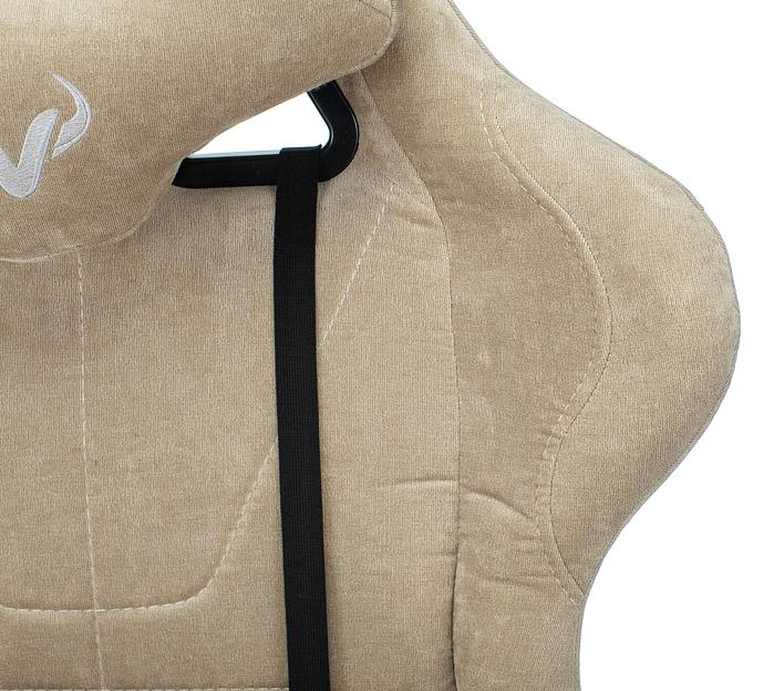Кресло игровое Бюрократ VIKING KNIGHT Fabric песочный Light-21 с подголов. крестовина металл фото 8