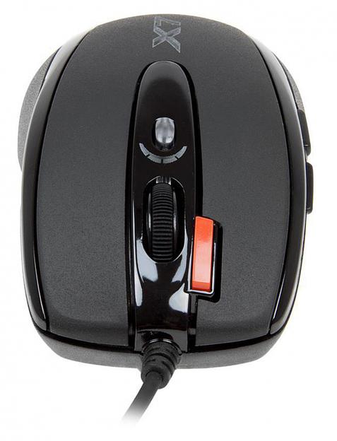 Мышь A4Tech X-718BK черный оптическая (3000dpi) USB (6but) фото 5