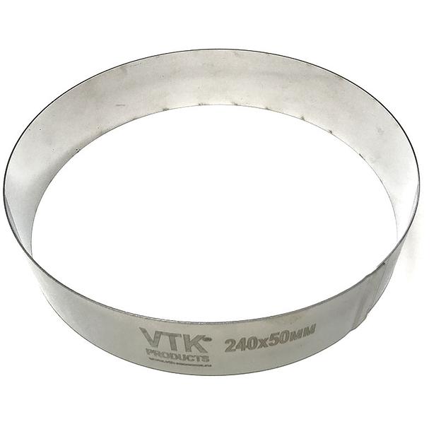 Форма для выпечки и заморозки Кольцо диаметр 240 мм высота 50 мм фото 1