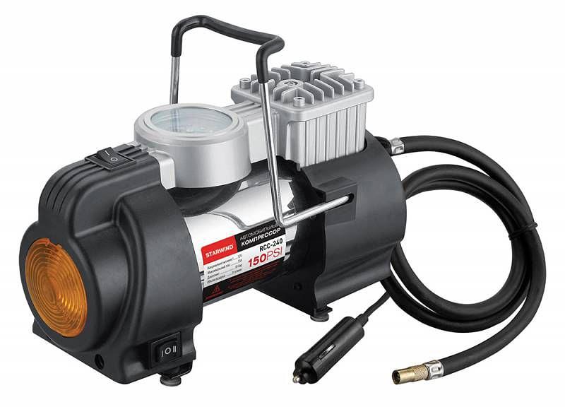 Автомобильный компрессор Starwind CC-240 35л/мин шланг 0.75м фото 1