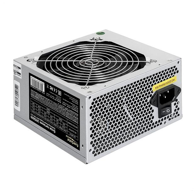 Блок питания 600W Exegate ES261570RUS Special UNS600, ATX, 12cm fan, 24p+4p, 6/8p PCI-E, 3*SATA, 2*IDE, FDD фото 1