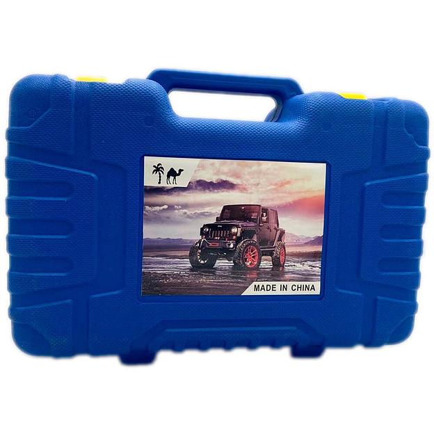 Двухпоршневой компрессор в кейсе Tirol Two-150-blue (синий) фото 2