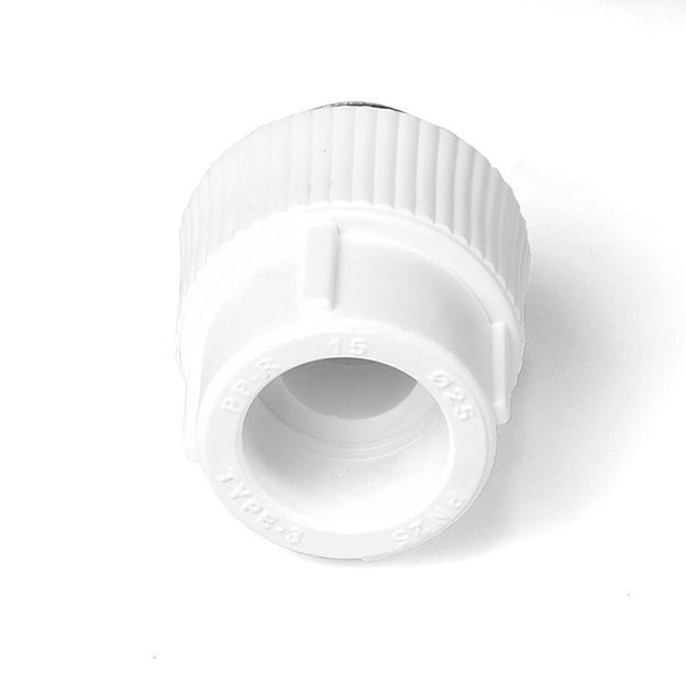 Муфта комбинированная 25x3/4' НР полипропиленовая PPR белый фото 3