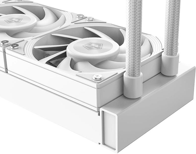 Система водяного охлаждения ID-Cooling DX240 Max Soc-AM5/AM4/1200/1700/1851 белый 4-pin 32.5dB Al+Cu 300W Ret (DX240 MAX WHITE) фото 6