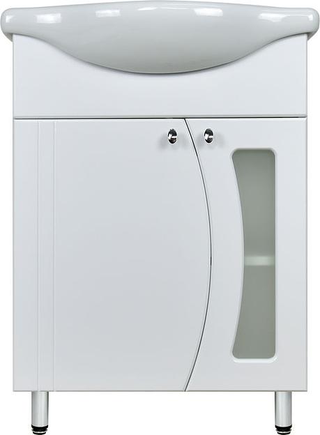 Тумба Лиза 60 DORATIZ 9912.003, напольная, белая, под умывальник Элегия 60 фото 2