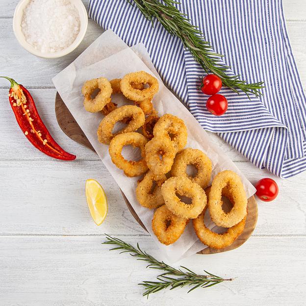 П/Ф замороженный «Кольца кальмара в панировке», 300гр фото 3