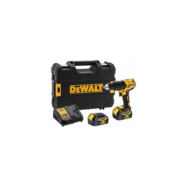 Ударная дрель-шуруповерт DeWALT DCD778M2T-QW, 4Ач, с двумя аккумуляторами фото 1