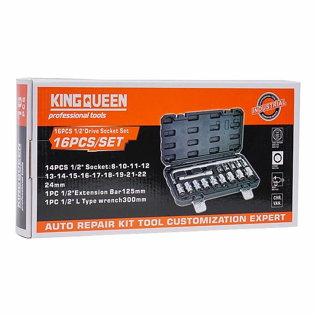 Набор инструментов KINGQUEEN 16 предметов WIB-40001 фото 5