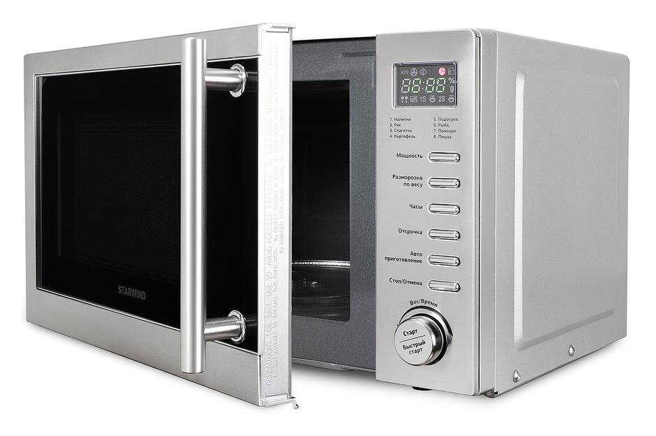 Микроволновая Печь Starwind SMW5220 20л. 700Вт нержавеющая сталь фото 6