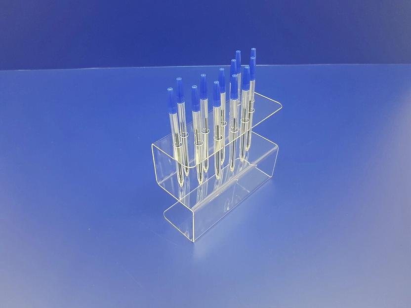 Подставка для ручек карандашей кистей 12 секции (S-образные, место для логотипа фото 1
