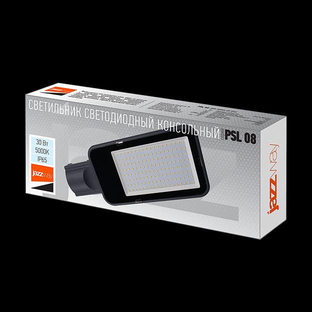 Светильник светодиодный PSL 08 30Вт 5000К GR 120град. уличный консольный ДКУ IP65 JazzWay 5045767 фото 4