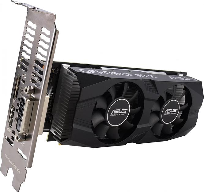 Видеокарта Asus PCI-E 4.0 RTX3050-O6G-LP-BRK NVIDIA GeForce RTX 3050 6Gb 96bit GDDR6 1507/14000 DVIx1 HDMIx1 DPx1 HDCP Ret low profile фото 3