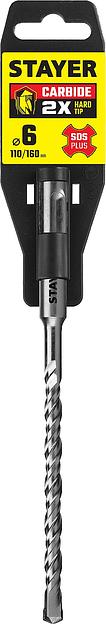 STAYER 6 x 160 мм, SDS-plus бур, Professional (2930-160-06) фото 4