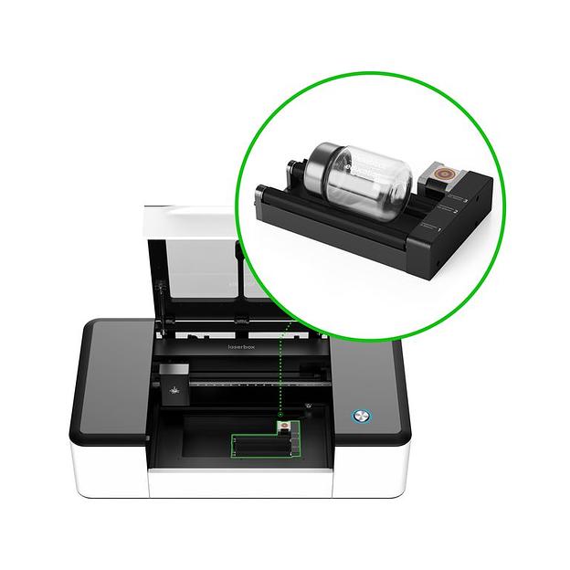 Насадка/приспособление Rotary Roller Engraving Module для лазерного гравировщика Makeblock Laserbox Rotary фото 3