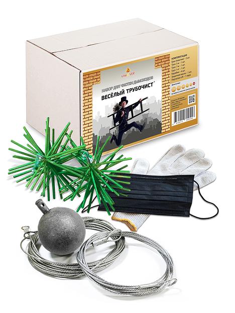 «Весёлый трубочист» Набор d200 М для механической очистки дымоходов фото 1