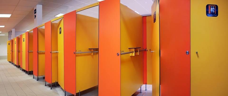 Сантехнические перегородки HPL фото 3