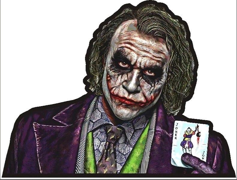 Деревянная мозаика «Джокер» ОПТ фото 1