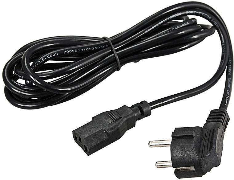 Шнур питания Rexant 11-1122 C13-Schuko проводник.:3x0.75мм2 3м 220В 6А (упак.:1шт) черный фото 1