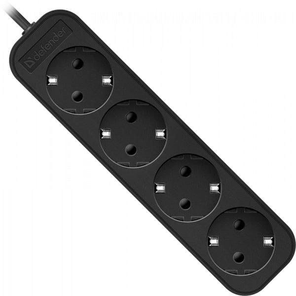 Удлинитель DEFENDER с заземлением M430 3 м  4 розетки фото 1