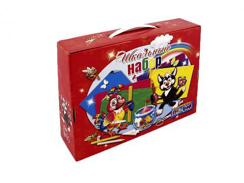 Коробка для школьного набора «Пол и Граф» (красная), М-775/н фото 2