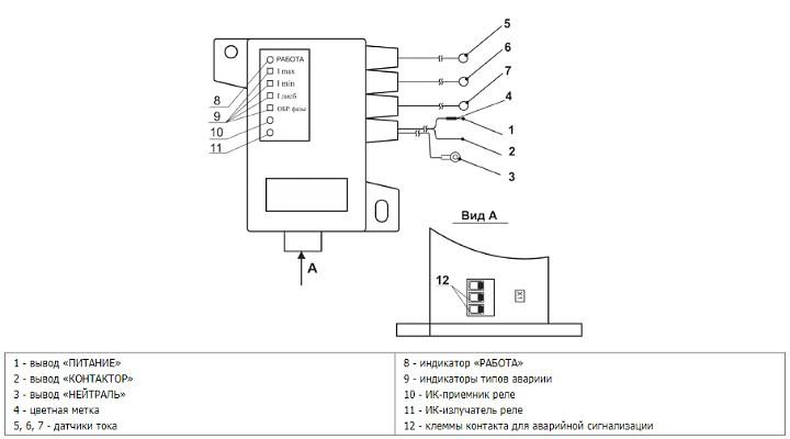 Реле контроля и защиты РКЗ-50-ИМ фото 2