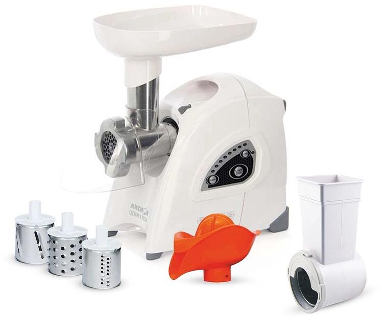 Мясорубка Аксион М42.03 1700Вт белый фото 1