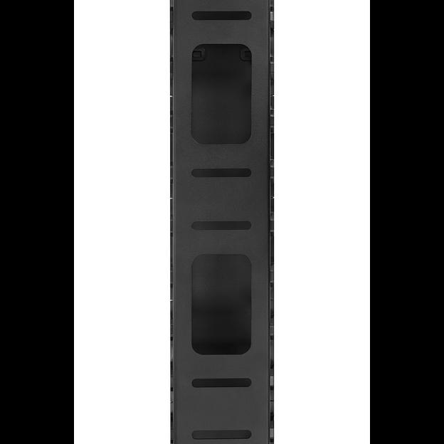 Вертикальный кабельный организатор с крышкой, 90х110мм, 48U фото 3