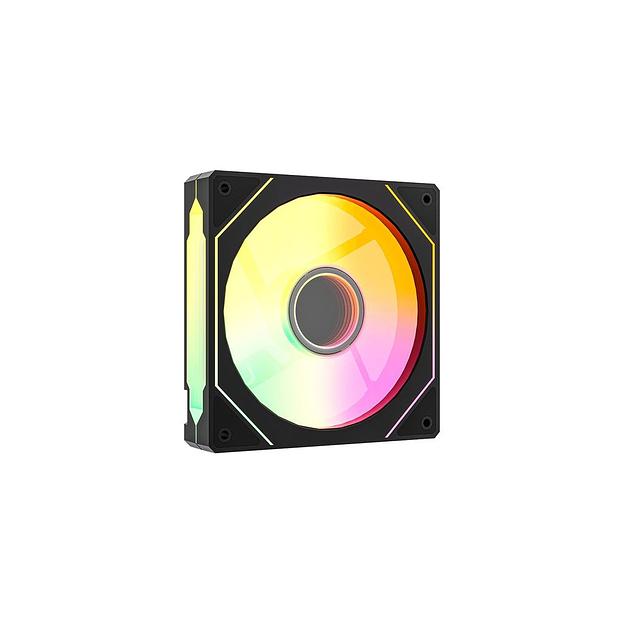 Вентилятор Formula Floe 12BK Reverse, 120мм, 4-pin, 1500об/мин, 19 - 20.15 дБ, ARGB, черный, Ret [floe 12bk arpw reverse] фото 1