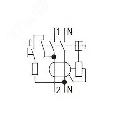 Выключатель дифференциального тока 2п 63A 30мА MDL100-2P2-63-AC АС фото 4