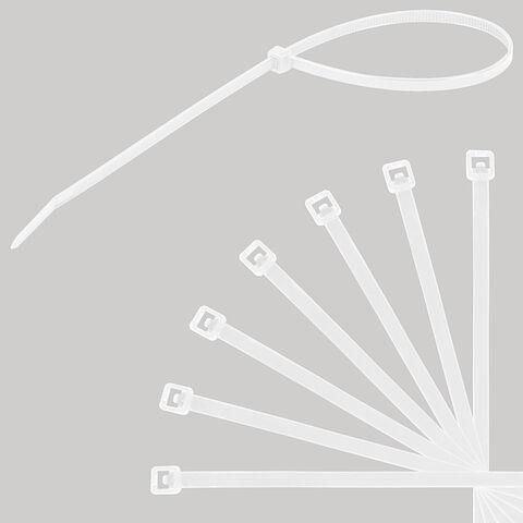 Стяжка (хомут) нейлоновая сверхпрочная Power Lock, 3.6×300 мм, белая, Sonnen, 607923, опт фото 3