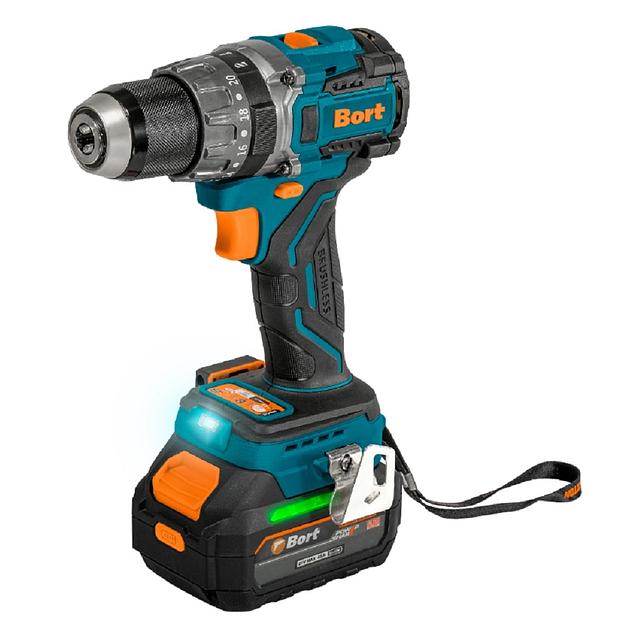 Bort ДРЕЛЬ-ШУРУПОВЕРТ АККУМУЛЯТОРНАЯ УДАРНАЯ BAB-21U ( 2X 4А.Ч) [93414837] { 18 В, 4 Ач, Li-lon, 1 Акк } фото 1