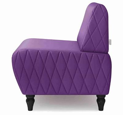 Кресло велюровое фиолетового цвета фото 3