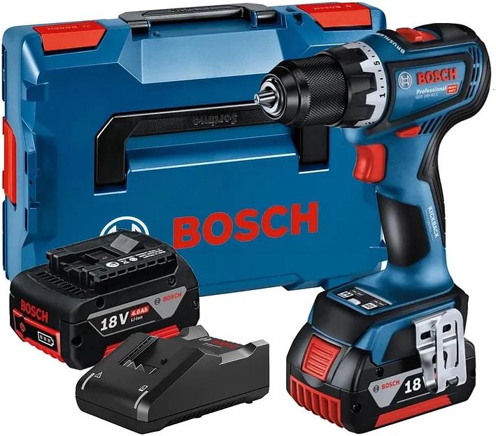 Дрель-шуруповерт Bosch GSR 18V-90 C 18Вт аккум. патрон:быстрозажимной (кейс в комплекте) (06019K6006) фото 1