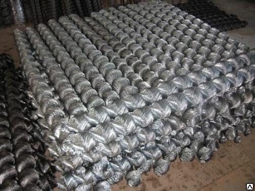 Сетка плетеная оцинкованная рабица 20х20 1.6 мм рулон 1.5х5 м фото 1