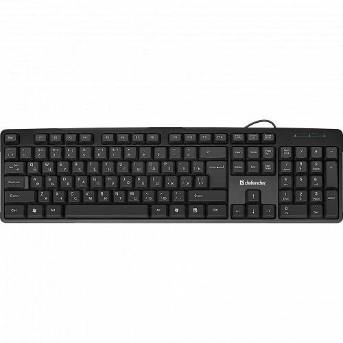 Клавиатура проводная Defender Next HB-440 (Черный) 45440 фото 1