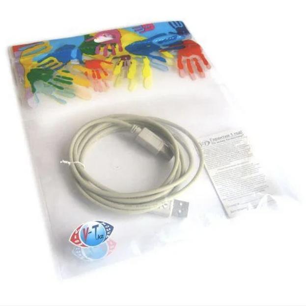 Кабель V-T AM/BM USB 1.1 для принтера, белый, 2 м, опт фото 2