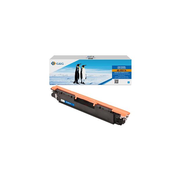 Картридж G&G GG-CE311A, CE311A, голубой / GG-CE311A фото 1