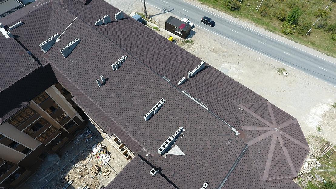 Гибкая черепица Döcke PIE Europa «Карат» коричневый опт фото 5