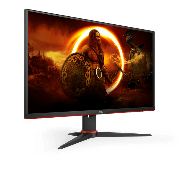 Монитор LCD 27'' 16:9 1920х1080(FHD) IPS, nonGLARE, 250cd/m2, H178°/V178°, 1000:1, 80M:1, 16,7 миллионов цветов, 1ms, VGA, 2xHDMI, DP, Tilt, Swivel, Speakers, Curved, 2Y, Black-Red фото 3