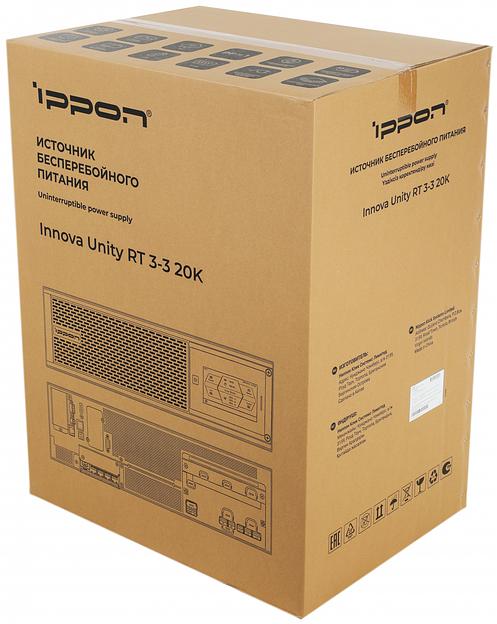 Источник бесперебойного питания Ippon Innova Unity RT 3-3 20K 20000Вт 20000ВА черный фото 3
