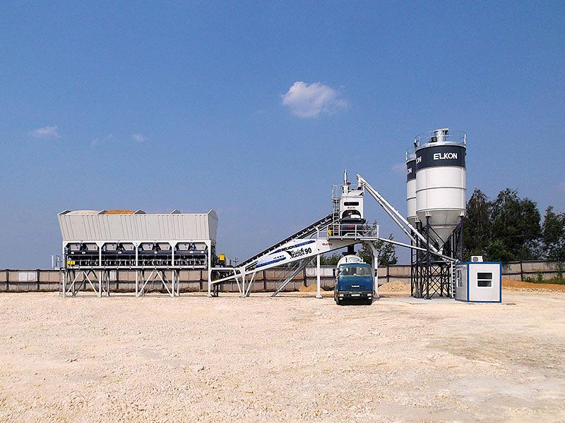 Стационарный быстромонтируемый бетонный завод QUICK MASTER 90 фото 1