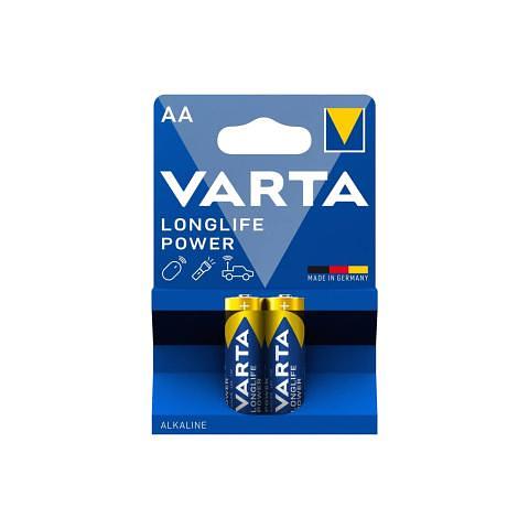 Батарейка Varta Longlife Power Mignon AA/LR6, 2 шт фото 1