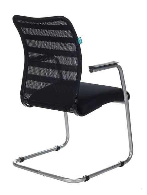 Кресло Бюрократ CH-599AV черный TW-32K01 сиденье черный TW-11 сетка/ткань полозья металл металлик фото 4