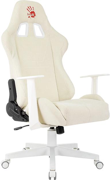 Кресло игровое A4Tech Bloody GC-570 белый сиденье белый с подголов. крестов. пластик пластик белый фото 9