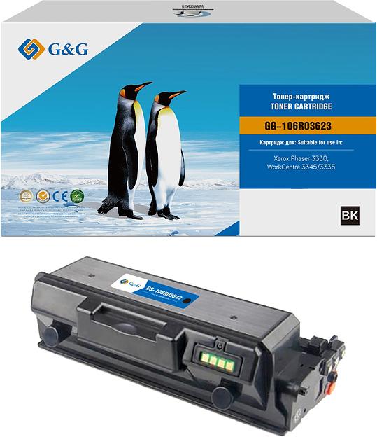 Тонер-картридж G&G,GG-106R03623 аналог Xerox 106R03624/106R03623 15k с чипом фото 1