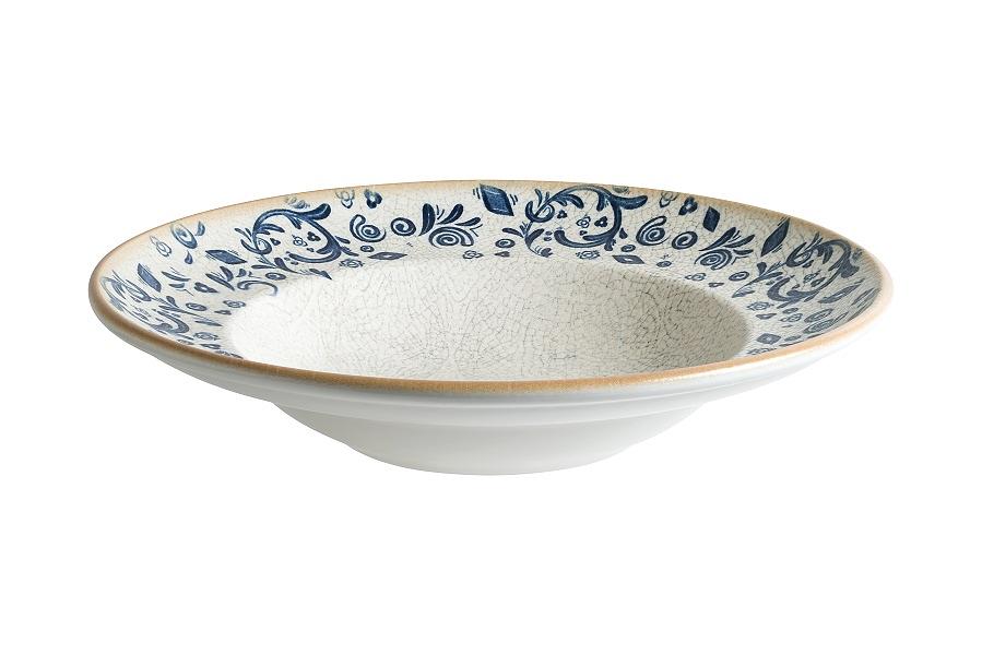 Тарелка d=240 мм. глубокая 400 мл. h=52 мм. Виенто, форма Гурмэ /1/6/ фото 1