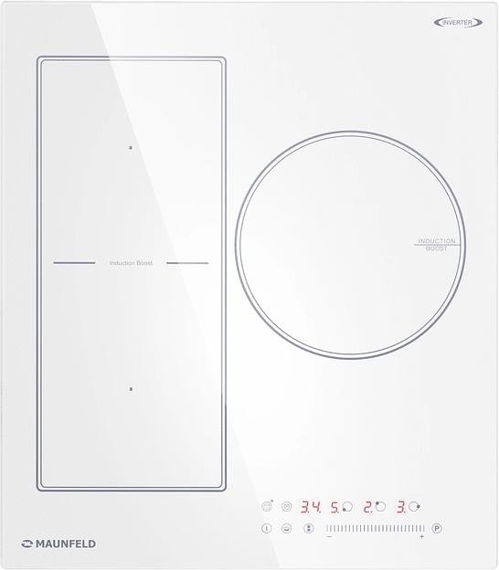 Индукционная варочная поверхность Maunfeld CVI453SBWH Inverter фото 1